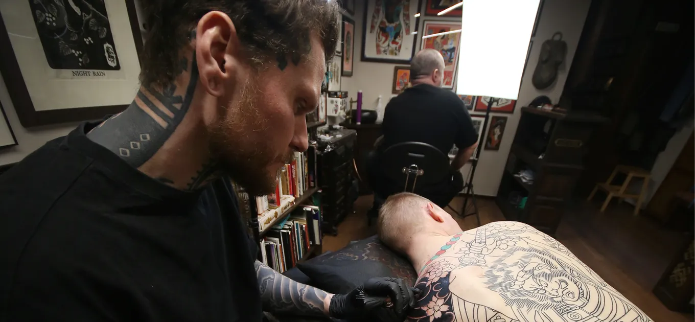 Tattoo in the making